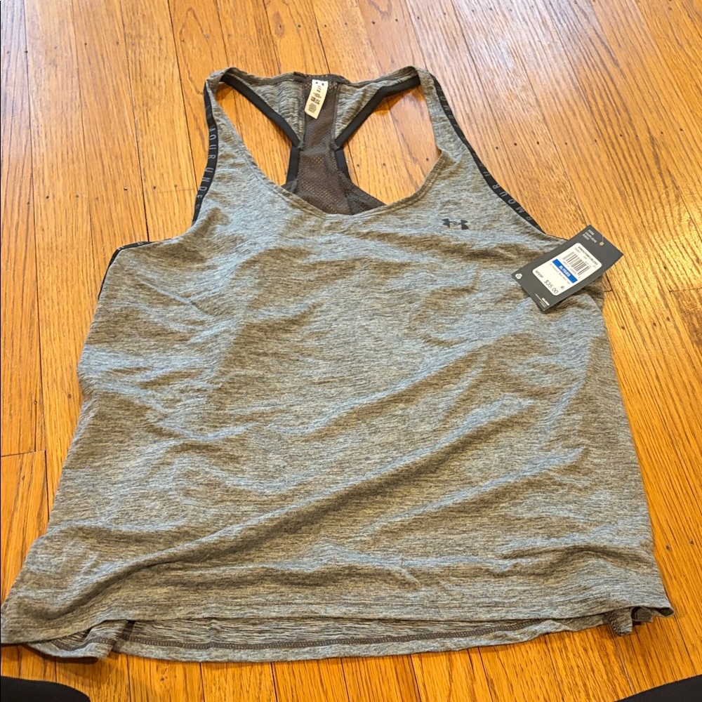 Under Armour Women's Heather Gray Tank Top